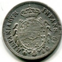 Napoli, Ferdinando I (1816-1825): carlino 1818 (Gigante#14)

