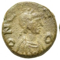 Leo I e Verina (457-474 d.C.): nummus, zecca di Costantinopoli (RIC#714), grammi 10.42, mm 11
