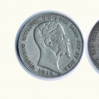 Vittorio Emanuele II (1849-1861): 2 lire 1854-To (Gigante#57)