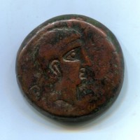Hispania, Ursone (150-100 a.C.): bronzo (Burgos#250h)