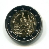 Spagna 2012: 2 euro commemorativo "Cattedrale di Burgos"