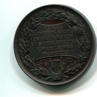 Giovanni Pierluigi da Palestrina (1525-1594): medaglia (1880?), opus Cerbara (Nigol#1561), 42mm