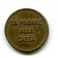 Svizzera, Mendrisio: gettone Filanda, diametro 24mm, gr.5,62