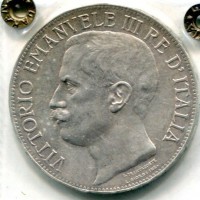 Vittorio Emanuele III (1900-1943): 5 lire 1911 "Cinquantenario" (Gigante#71), sigillata "C. Varesi"