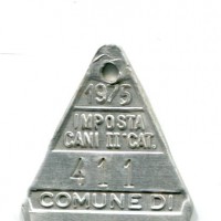 Verbania 1975: medaglia "Imposta cani II categoria"