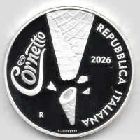 talia 2026: 1.5 euro "Cornetto Algida" -Oncia- Proof-
