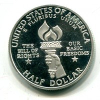 USA: 1/2 dollaro 1993 "J. Madison"
