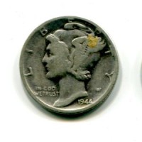 USA: 10 cent. 1944 "Mercury"

