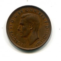 Australia, Giorgio VI (1936-1952): 1 penny 1943 (KM#36)
