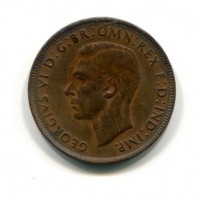 Australia, Giorgio VI (1936-1952): 1 penny 1944 (KM#36)
