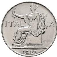 Vittorio Emanuele III (1900-1943): buono da 1 lira 1923 (Gigante#141)