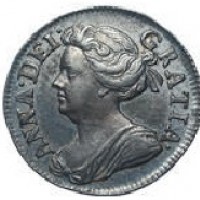 Gran Bretagna, Anna (1702-1714): 2 pence 1710 (Spink#3597A), grammi 0.90, bellissima patina