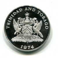 Trinidad e Tobago: 5 dollari 1974 (KM#8)