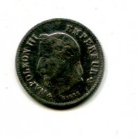 Francia, Napoleone III (1852-1870): 20 cent. 1867-A (Gadoury #309)
