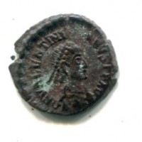 Valentiniano II (375-392 d.C.): AE 4 "VICTORIA AVGGG", zecca di Siscia (RIC#39a)

