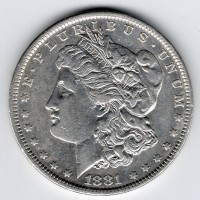 USA: 1 dollaro 1881-O "Morgan"
