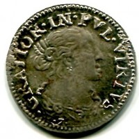 Loano, Violante Lomellini, moglie di Andrea III: luigino 1667 (MIR,329#413)