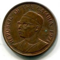 Gambia: 5 bututs 1971 (KM#9)
