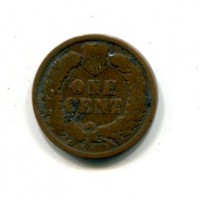 USA: 1 cent. 1898   "Indian head"
