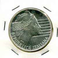 Repubblica Italiana: 1994, 10.000 lire "USA 1994" (Gigante#464), da confezione zecca
