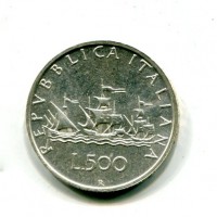 Repubblica Italiana (dal 1946): 500 lire 1993 "Caravelle" (Gigante#32), da confezione zecca
