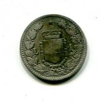 Umberto I (1878-1900): 1 lira 1884 (Gigante#36)
