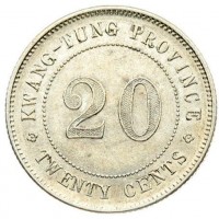 Cina, Kwangtung: 20 cent 1920 Guangzhou (KM#20.423)