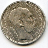 Ungheria, Francesco Giuseppe (1848-1916): 1 Korona 1893 (KM#484)