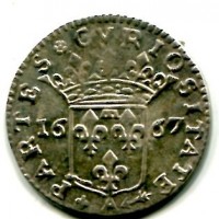 Principato di Monaco, Ludovico I Grimaldi (1662-1701): luigino (MIR,345#477/1)
