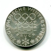 Austria, Repubblica: 100 scellini 1974 "Olimpiadi Invernali" (KM#2926)