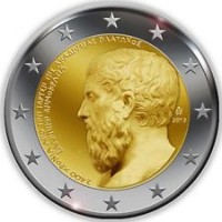 Grecia 2013: 2 euro commemorativi "Platone"