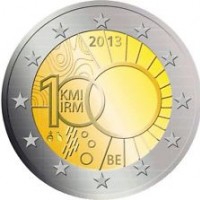Belgio 2013: 2 euro commemorativi "Istituto Meteorologico"
