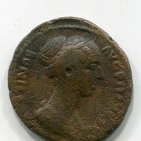 Faustina II (+175 d.C.): asse "HILARITAS SC" 10,56g (R.I.C.,III#1396c)