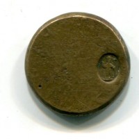 Peso monetale: mezzo ducatone milanese, gr.16,05, diametro 20mm