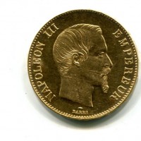 Francia, Napoleone III (1852-1870): 100 franchi 1857-A (Gadoury#1135), in slab NGC MS62