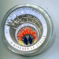 Italia 5 euro: trittico Dante "Inferno-Purgatorio-Paradiso"