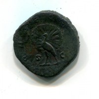 Faustina II (+175 d.C.): sesterzio "CONSECRATIO-S.C" (RIC,III#1703), gr.21,13