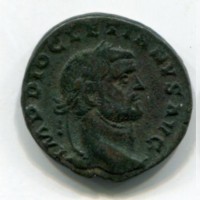 Diocleziano (284-305 d.C.): follis "GENIO POPVLI ROMANI" zecca di Treviri (RIC,VI#187a)