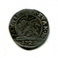 Venezia, monetazione anonima: 5 soldi 1722 (Paolucci#746)