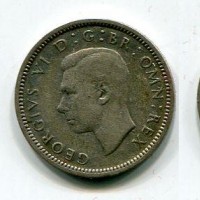 Gran Bretagna, Giorgio VI (1936-1952): 6 pence 1943 (Spink#4084)