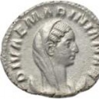 Mariniana (moglie di Valeriano): antoniniano "CONSECRATIO" (RIC#6), grammi 3,05