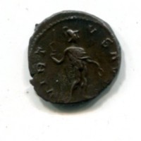 Vittorino (269-271 d.C.): antoniniano "VIRTVS AVG" zecca Treviri (RIC#78), bel ritratto
