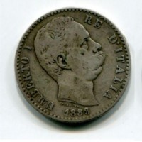 Umberto I (1878-1900): 2 lire 1883 (Gigante#27)