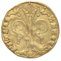 Avignone, Urbano V (1362-1370): fiorino ad imitazione di quello fiorentino (Muntoni#2; Serafini#24), grammi 3.47