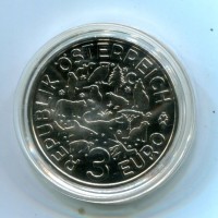 Austria 2018: 3 euro "Pappagallo"
