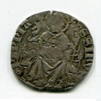 Pavia, Galeazzo II Visconti (1359-1378): grosso da 1 soldo e mezzo (MIR#845/1), rara variante di legenda "PAPPIA"