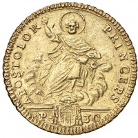 Roma, Pio VI (1775-1799): doppia romana da 30 paoli 1785 (Muntoni#3h), grammi 5.44