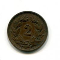 Svizzera, Confederazione: 2 rappen 1927