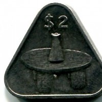 Isole Cook, Elisabetta II (1952-2022): 2 dollari 1992 (KM#38)
