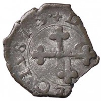 Montanaro, Giovan Battista di Savoia-Racconigi (1547-1582): quarto di soldo 1581, II tipo (MIR#90; CNI#9/10), grammi 0.73